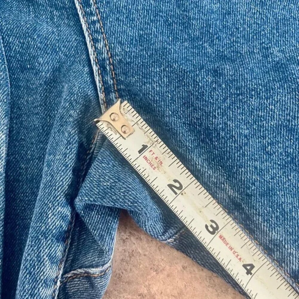 Zara Paper Bag Medium Wash Jeans - Picture 14 of 14